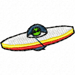 Space Designs Embroidery Design 4